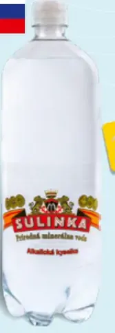 Sulinka prírodná minerálna alkalická voda, dva druhy