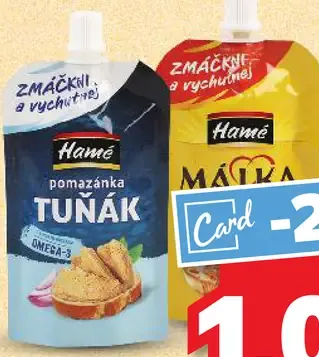 Hamé nátierka tuniaková rôzne druhy