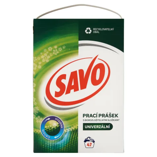Savo Univerzálne prášok na pranie 47 praní