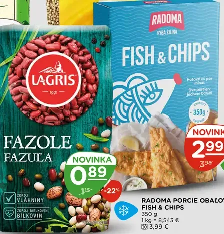 Radoma porcie obalovaná Fish & Chips