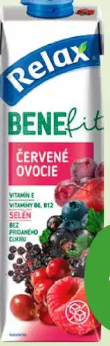 Relax Benefit nektár červené ovocie