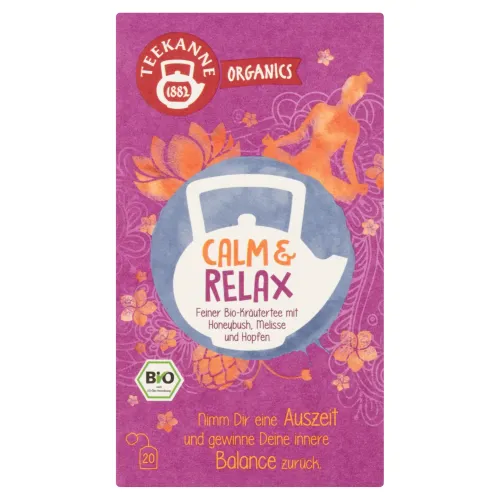TEEKANNE Bio, Calm & Relax, 20 vrecúšok