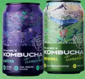 Prager’s kombucha fermentovaný čajový nápoj