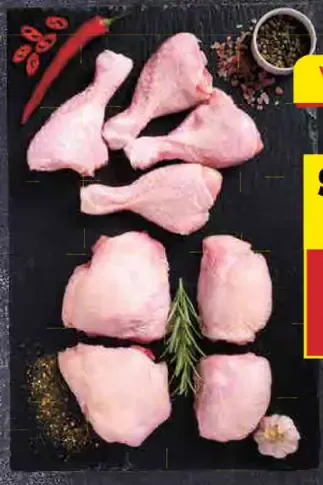 Kuracie stehná horné/dolné Mega Pack vákuové balenie