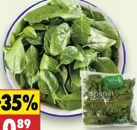 Vital Fresh špenát baby umytý