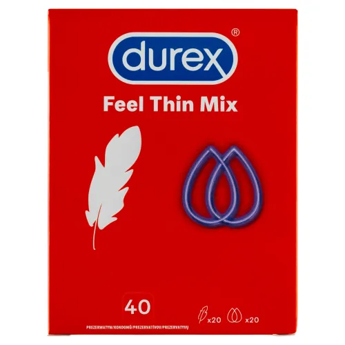 Durex Feel Thin Mix prezervatívy