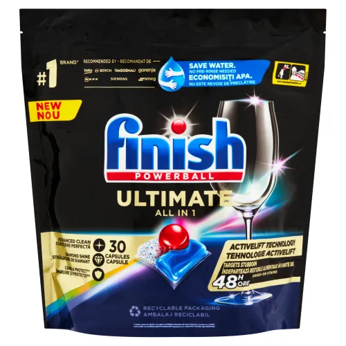 Finish Powerball Ultimate All in 1 kapsuly do umývačky riadu