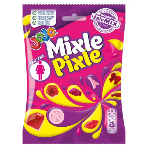 JOJO Mixle Pixle Pre Baby želé cukríky s ovocnými príchuťami