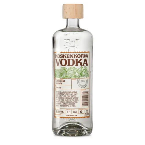 Koskenkorva Lemon Lime Yarrow vodka 37,5% 70 cl