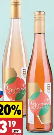 Frizzante víno rosé polosuché