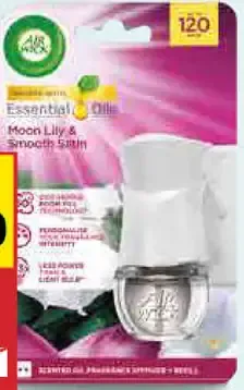 Air Wick elektrický osviežovač vzduchu a náhradná náplň Moon Lily