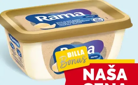 Rama rastlinná alternatíva masla olivová, slaná