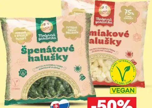 Maskrtnô Špenátové halušky