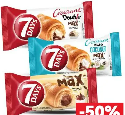 7 Days Croissant s náplňou rôzne druhy