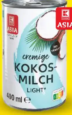K-Classic kokosové mlieko light
