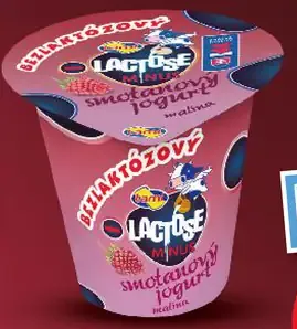 Lactose smotanový jogurt malinový