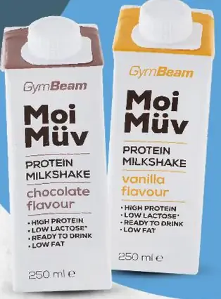GymBeam MoiMüv Protein Milkshake chocolate flavour