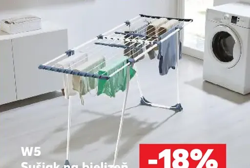 W5 sušiak na bielizeň vysúvací s lankom 20 m