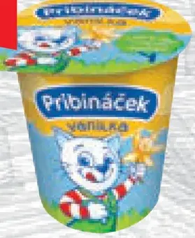 Pribináček ochutený tvarohový dezert