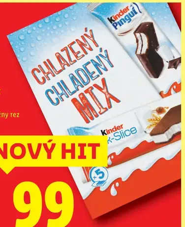 Kinder Mix Pingui a Mliečny rez