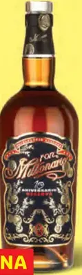 Millonario 10 Aniversario Reserva rum