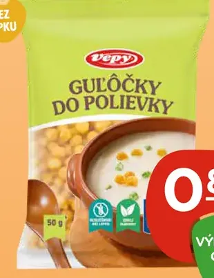 Vepy guľočky do polievky bezlepkové