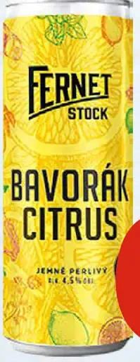 Fernet Stock Bavorák Citrus bylinný likérový nápoj