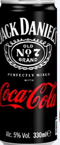 Jack Daniel’s & Coca-Cola miešaný whisky nápoj