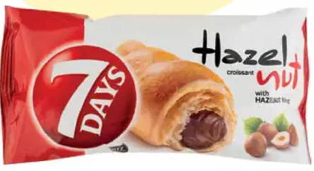 7 Days croissant s lieskovoorechovou náplňou