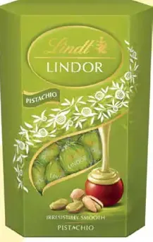 Lindor pralinky pistácie