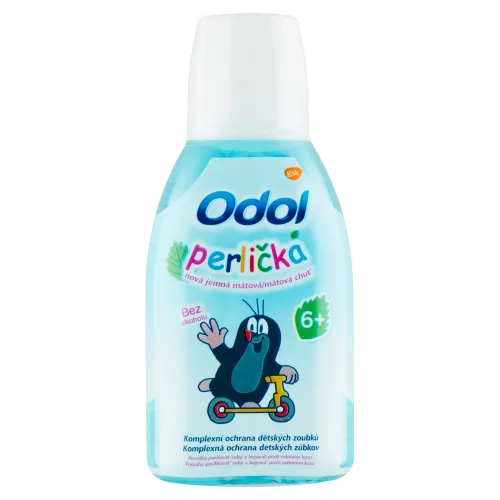 Odol Perlička ústna voda pre deti s jemnou mätovou príchuťou