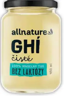 Allnature GHÍ maslo bez laktózy