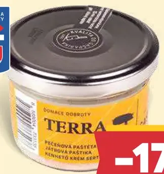 Terra pečeňová paštéta