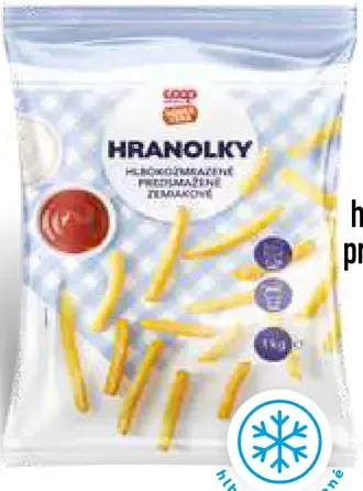 COOP hranolčeky hlboko mrazené predsmážané