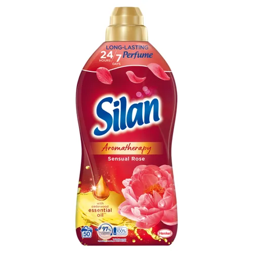 Silan Aromatherapy Sensual Rose koncentrovaný avivážny prostriedok na textílie 50 praní