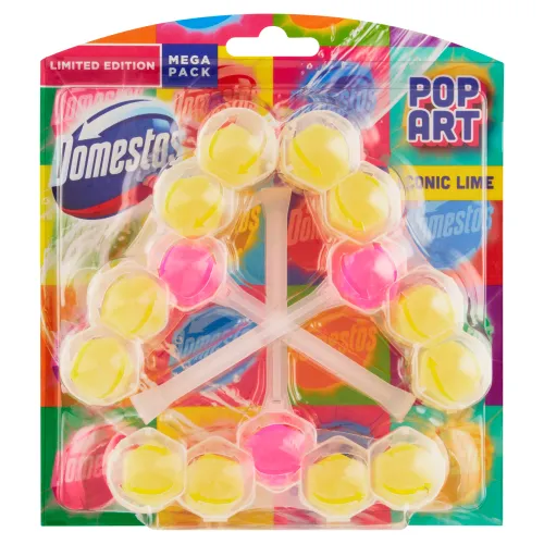 Domestos Power 5 Iconic Lime tuhý WC blok 3 x