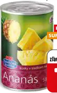 Ananás kúsky v sladkom náleve