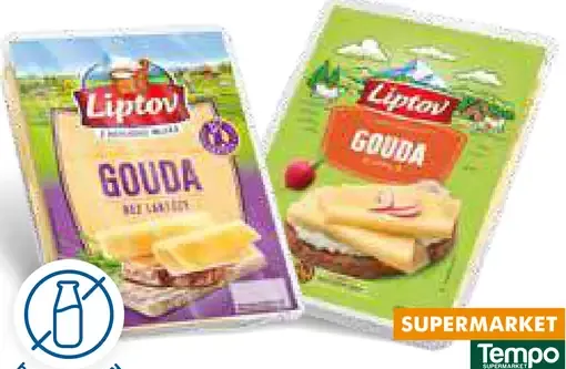 Liptov Gouda porciované plátky rôzne druhy