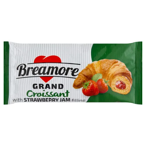 Breamore Croissant plnený jahodovým džemom
