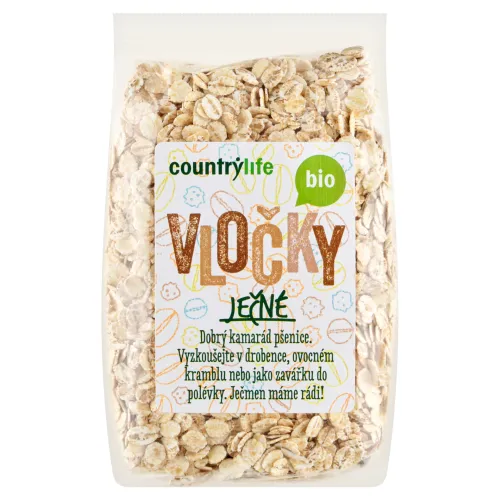 Country Life Bio vločky jačmenné