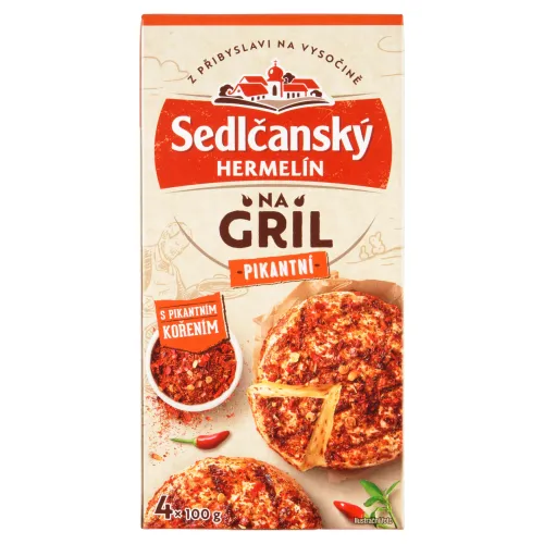 Sedlčanský Hermelín na gril pikantný