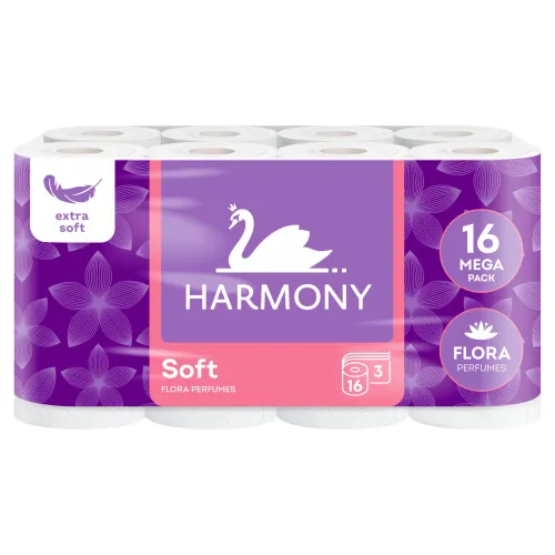 Harmony Soft Flora Perfumes toaletný papier 3 vrstvy