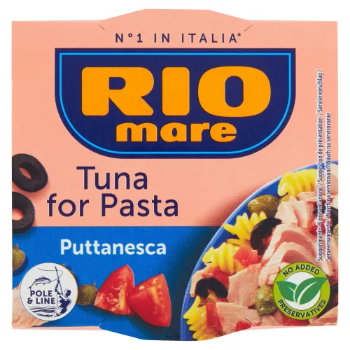 Rio Mare Tuna for Pasta Tuniak so zeleninou a extra panenským olivovým olejom