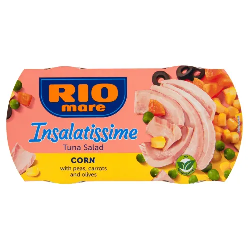 Rio Mare Insalatissime Hotový pokrm zo zeleniny a tuniaka 2 x