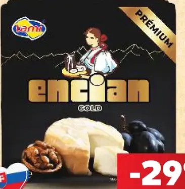 Encián 60 % plesňový syr
