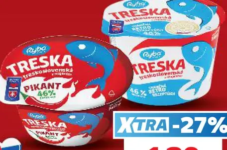 Treska v majonéze rôzne druhy