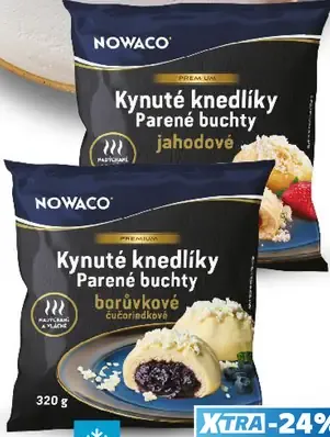 Nowaco parené buchty jahodové