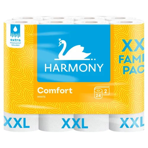 Harmony Comfort White XXL Family Pack toaletný papier 2 vrstvy