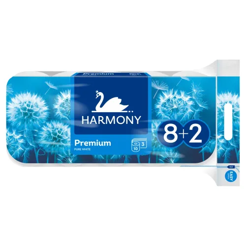 Harmony Premium Pure White toaletný papier 3 vrstvy