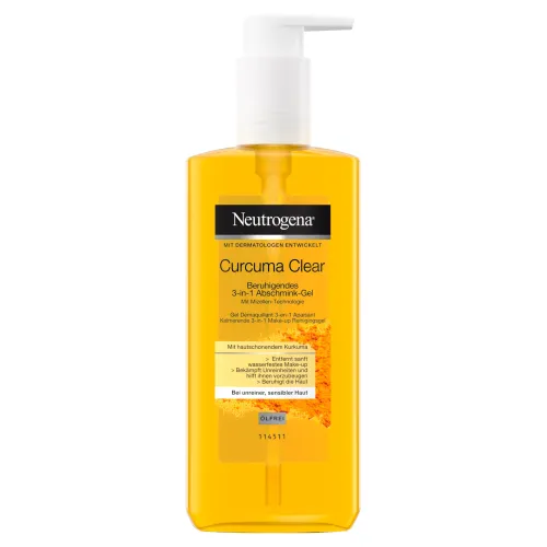 Neutrogena Curcuma Clear micelárny odličovací gél 3 v 1 s kurkumou